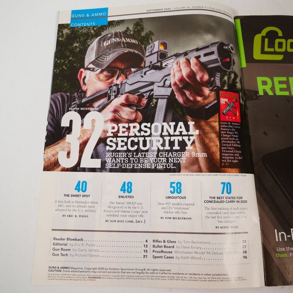 Guns & Ammo Magazine Assorted Lot Of 8 Issues from 2019-20 - Picture 15 of 16